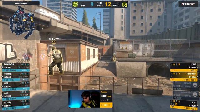 NiP проти AMKAL | Мапа 1 Overpass | PGL CS2 RMR EU 1 смотреть онлайн