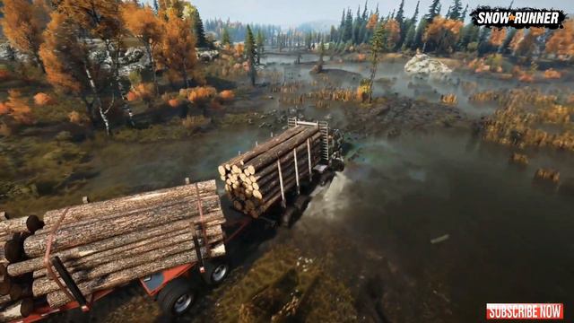 Best Heavy Truck AZOV 5319 MAX For Medium Logs In SnowRunner смотреть онлайн