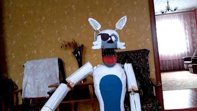 Первый запуск моего аниматроника пирата. Реальный аниматроник в действии!