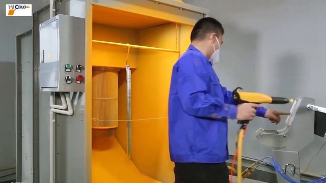 COLO KF-X1 Professional Powder Coating System with Powerful Spray Gun смотреть онлайн