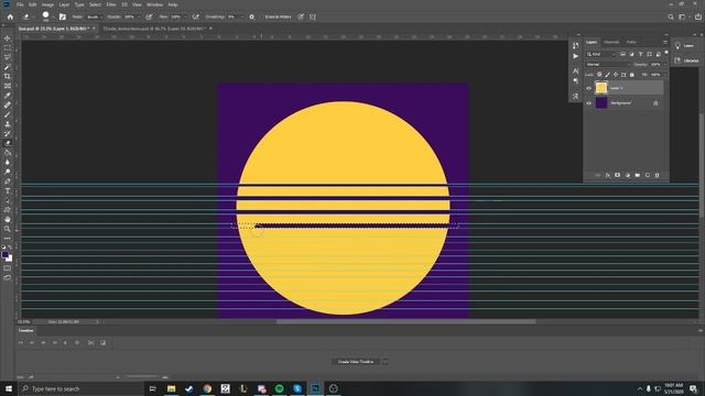 Photoshop Demo | Synthwave Sun For Unity 3D Skybox Download смотреть онлайн