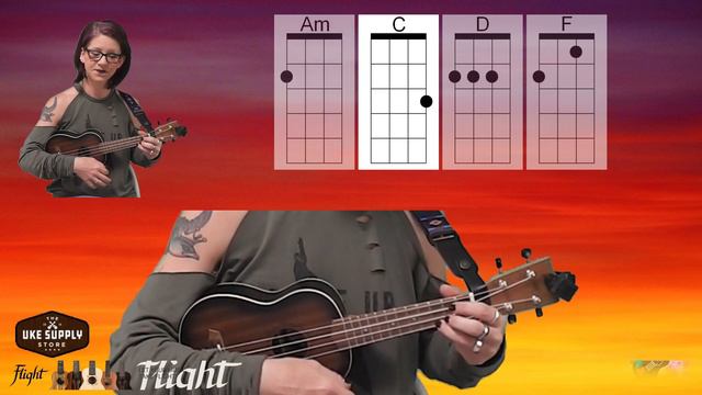 Ukulelen Tutorial House of the rising sun The Animals смотреть онлайн