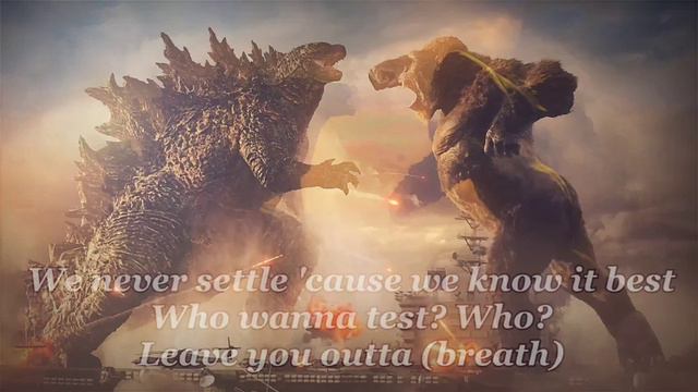 Godzilla VS Kong Theme " Here We Go" Full lyrics Song смотреть онлайн
