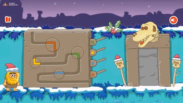 Игра "Адам и Ева: Новогодняя Елка" (Adam and Eve: Snow Christmas Edition) - прохождение смотреть онлайн