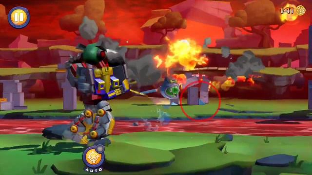 Angry Birds Transformers - VOLCANICUS BUNDLE UNLOCKED - iOS Gameplay смотреть онлайн