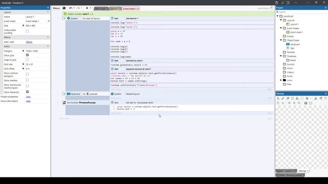Construct 3 - JavaScript #3 - Chamando a função via JS #construct 3 #c3 смотреть онлайн