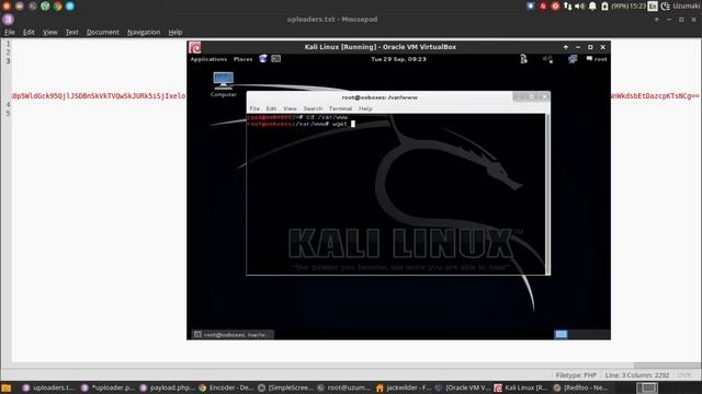 Hack Kali Linux OS with PHP Payloads BackBox Linux смотреть онлайн