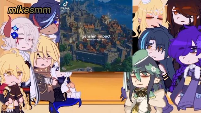 My AU React To Original AU | Genshin Impact | Xiaoven/albeven? | Part 1/? | Venti | My Au |