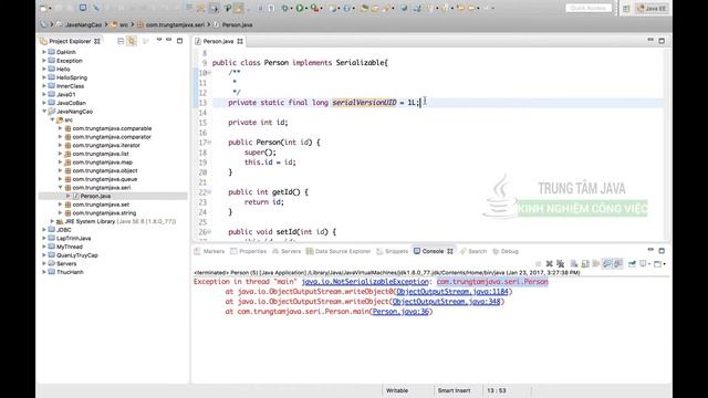 Java Cơ Bản - Serializable Object trong Java - JMaster.io смотреть онлайн