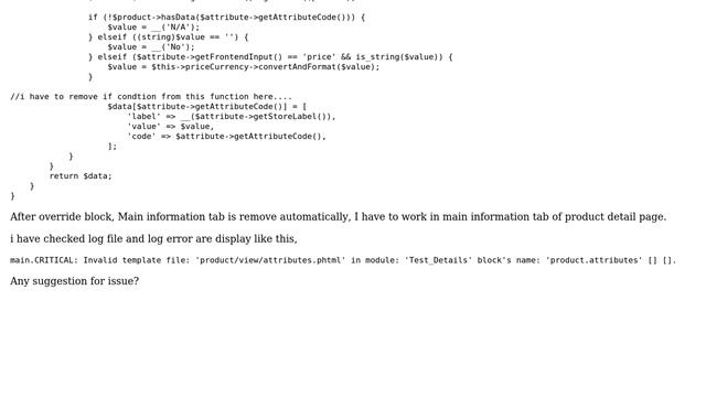 How to override function getAdditionalData() of block... смотреть онлайн