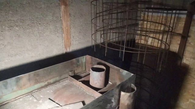 Баня из опилкобетона, начало внутренней отделки, самодельная печь. смотреть онлайн