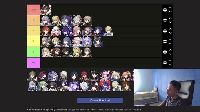 Honkai Star Rail 2.0 Tier List