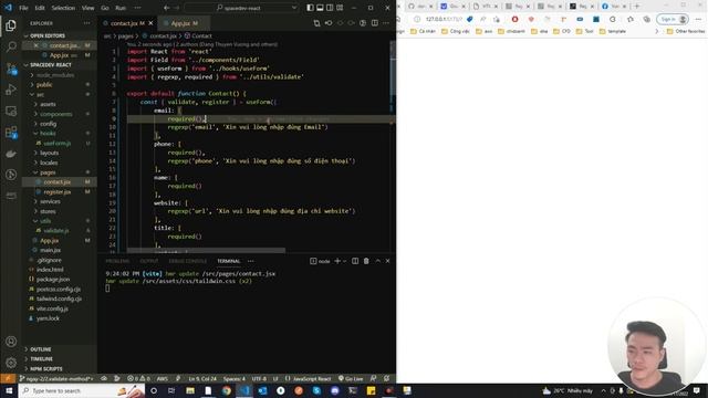 Free React Course - Custom Hook useForm trong React - Spacedev.vn смотреть онлайн