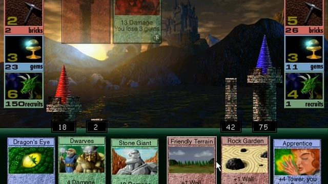 Arcomage gameplay (Regna Island) смотреть онлайн