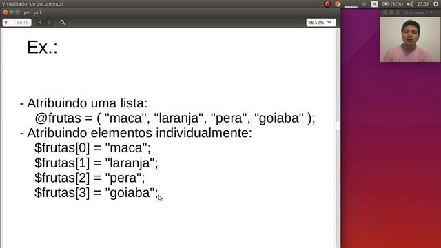 Linguagem de programação Perl - parte I смотреть онлайн