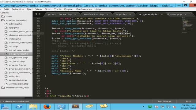 LDAP - PHP , Servidor Local смотреть онлайн