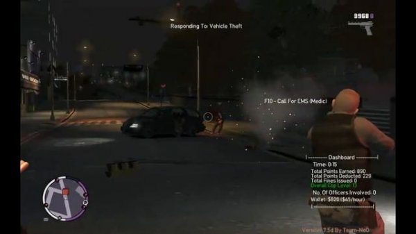 GTA IV Police Pursuit Mod 7.5d Night shift
