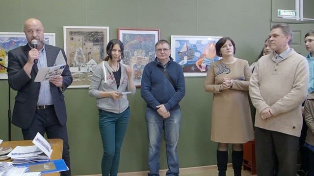 Открытие выставки Нарисованный Владивосток Дети mp4 смотреть онлайн