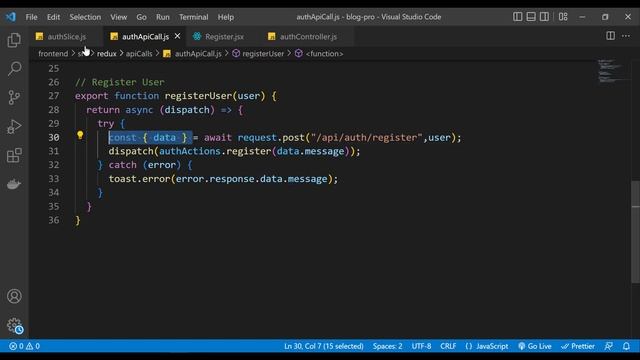 [Arabic] Blog App : #41 - Handling Register User смотреть онлайн