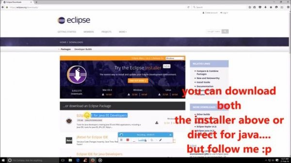 HOW TO DOWNLOAD ECLIPSE FOR JAVA!!!!