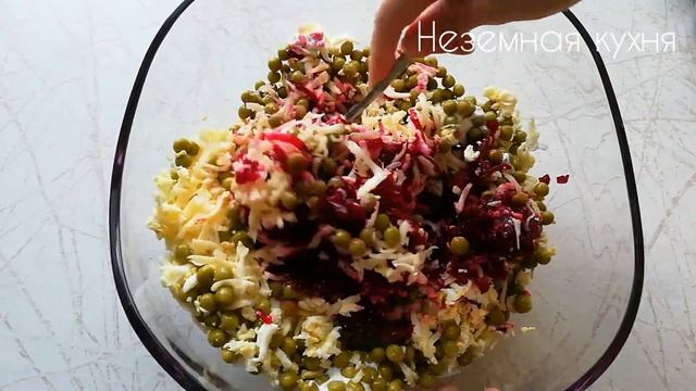 10 салатов на праздник. Новогодний стол.