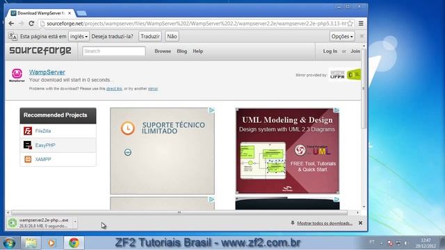 01 - Instalando o WampServer com o PHP 5.3.13 смотреть онлайн