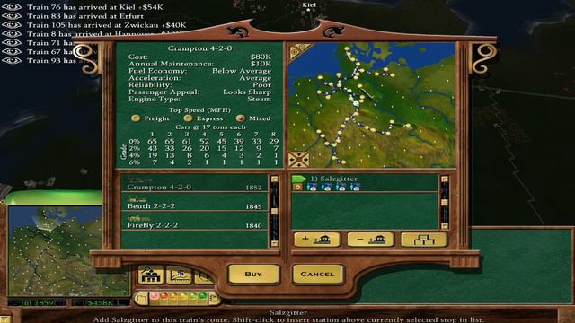 Railroad Tycoon 3 - The State of Germany Hard difficulty - Hannover Part 2/2 (commentary) смотреть онлайн