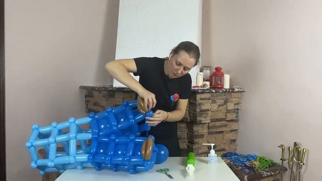 Стив майнкрафта из шаров/Steve minecraft from balls смотреть онлайн