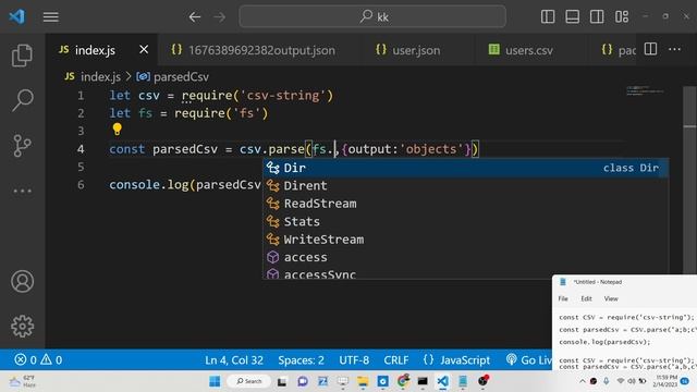 Node.js Tutorial to Parse & Validate CSV Strings Using csv-string Library in Javascript смотреть онлайн