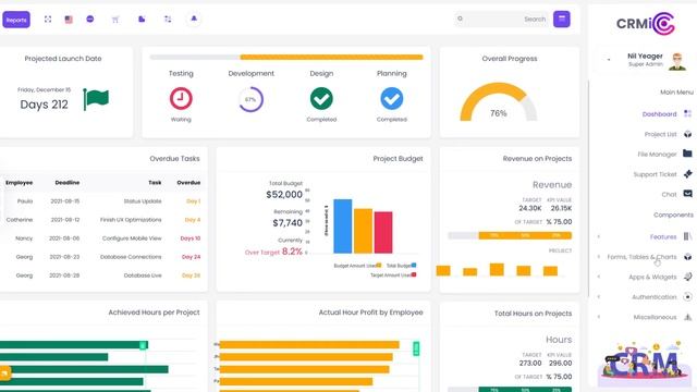 CRMi – Bootstrap 5 Admin Templates With Bootstrap UI Kit смотреть онлайн