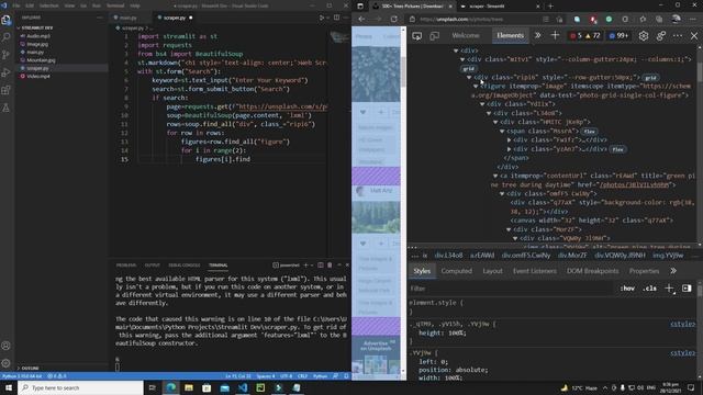 Streamlit Web Scraper | Extracting Image URL | Complete Streamlit Python Course | Tutorial 3 смотреть онлайн