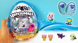 ЯЙЦА-РАКУШКИ HATCHIMALS Mermal Magic 5 сезон Сюрпризы ИГРУШКИ меняют цвет Surprise eggs unboxing