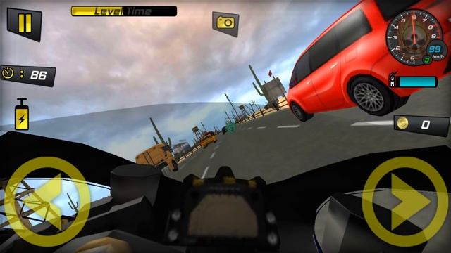 Traffic Moto Crazy Bike Racer: Endless Fun - Gameplay Android game смотреть онлайн