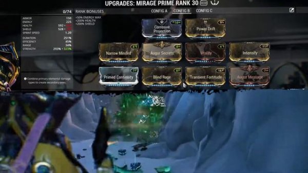Warframe - Mirage Prime - Augar Build - 1 Forma Build
