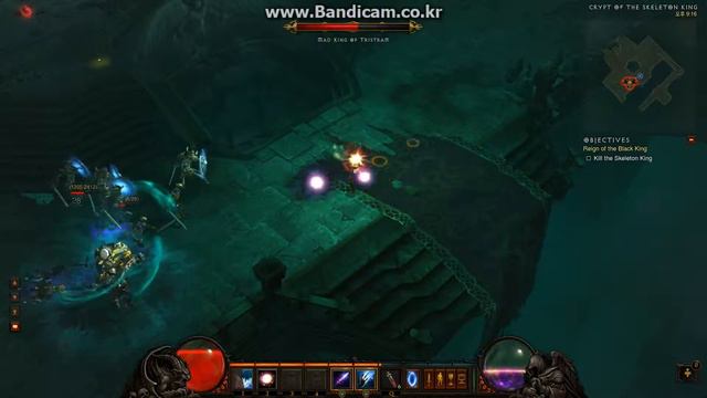 Diablo III CBT (Wizard vs Skeleton King) смотреть онлайн