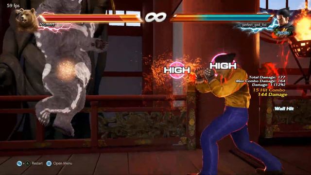 Tekken 7| Kazuya's Hardest Season 4 Death Combo|5 Hell lancers| Quadruple Wall break смотреть онлайн