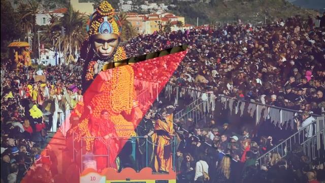 The lemon festival in menton France /Carnivale / Esculpture смотреть онлайн