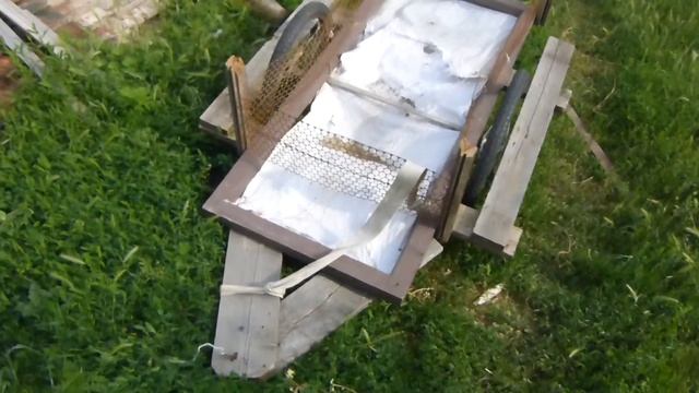 Обзор самодельного Вело-прицепа. смотреть онлайн