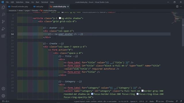 Create a forum with Laravel 8 | Create Thread create method, view and route | Part 24 смотреть онлайн