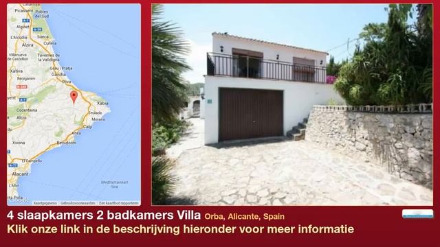4 slaapkamers 2 badkamers Villa te Koop in Orba, Alicante, Spain смотреть онлайн