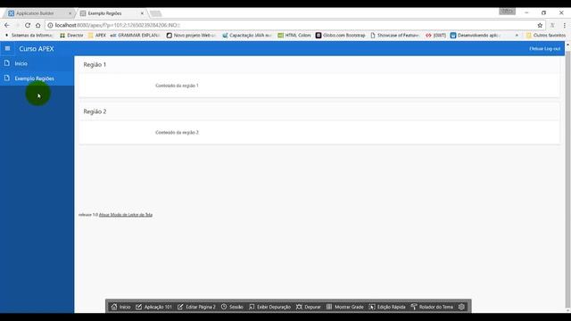 Criando Página em Branco, Regiões e alterando Menu de Navegação Oracle APEX 5 - #14 смотреть онлайн