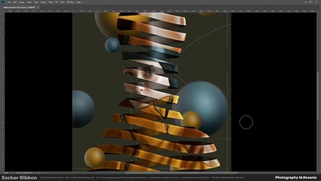 Escher Ribbon FX - Photoshop ActionScripts at work Compilation смотреть онлайн