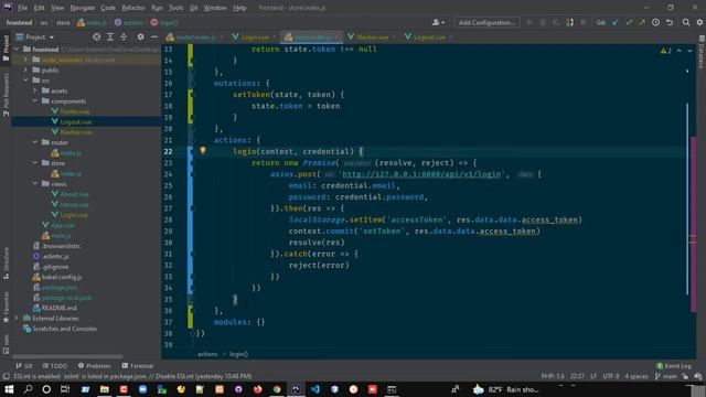 Vue Authentication with Laravel Passport Part - 08 смотреть онлайн