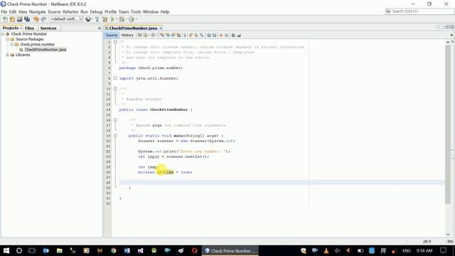 Java Console App - How to Identify Prime Number смотреть онлайн