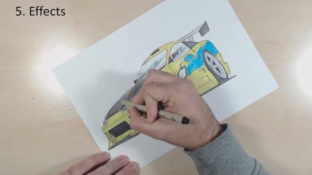 How to draw a cartoon car: Brian´s 1995 Mitsubishi Eclipse [PT.2- Paint] смотреть онлайн