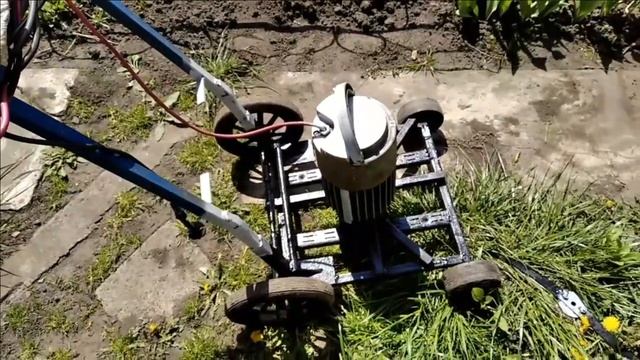 #газонокосилка Электрическая газонокосилка своими руками смотреть онлайн