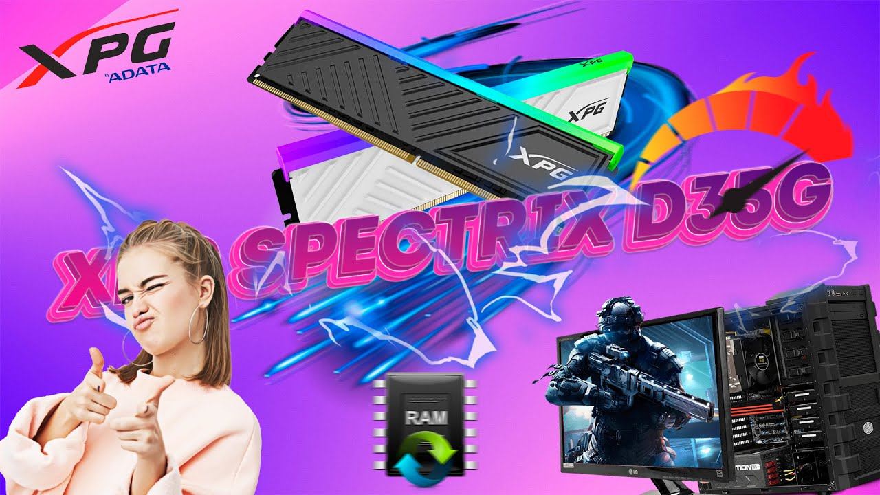 Обзор оперативной памяти XPG Spectrix D35G смотреть онлайн