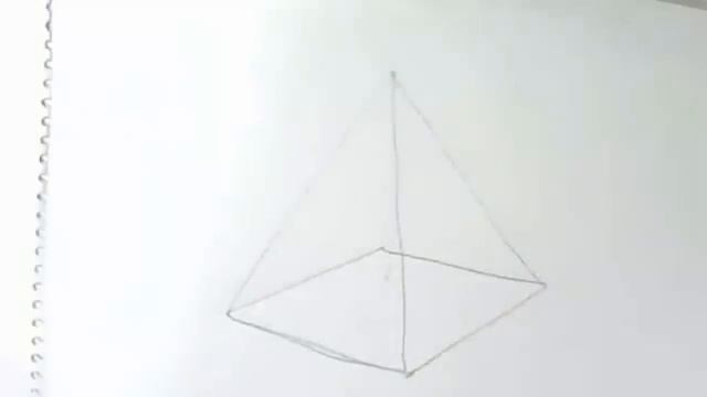 How to draw pyramid easy step by step for beginners смотреть онлайн