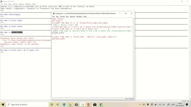 String Formatting(Python) смотреть онлайн