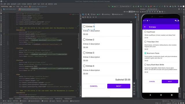 Lunch Tray App - Codelabs android - Unidad 3 - Parte 3 смотреть онлайн